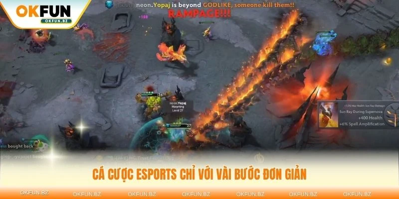 Bắt đầu hành trình cá cược Esports chỉ với vài bước đơn giản